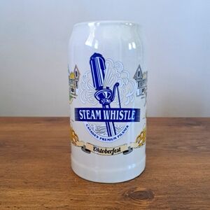 Steam Whistle Pilsner Oktoberfest Mug Beer Stein Collectible